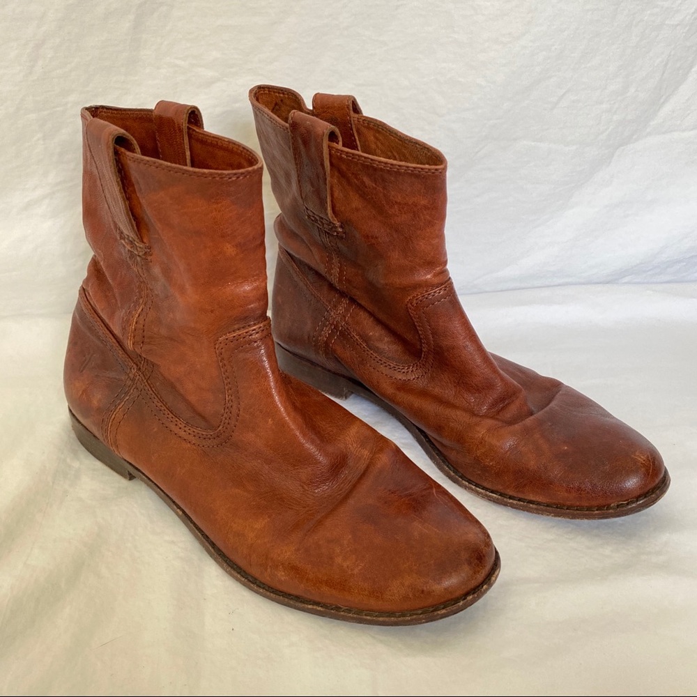 frye authentic anna shortie boots